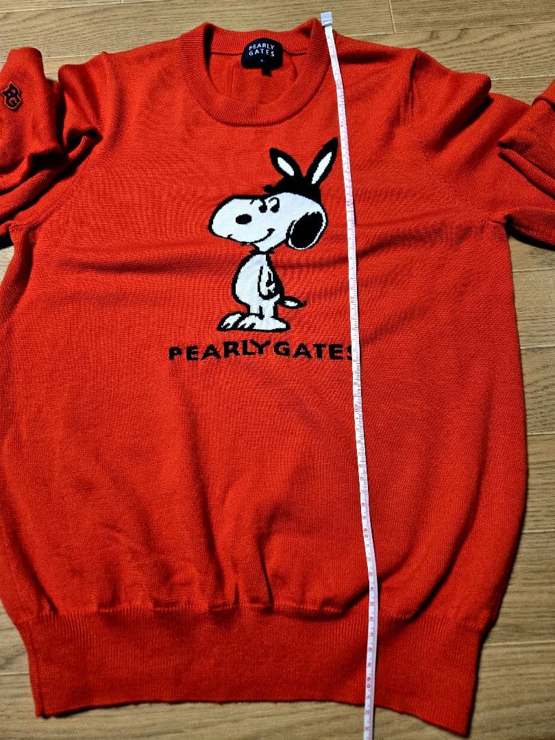 ❣️美品❣️パーリーゲイツPEARLY GATESスヌーピーコラボニットセーター