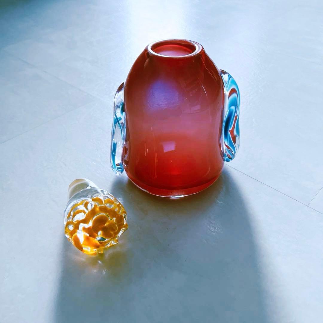 【ガラスの花器】✴︎オーラを放つ存在感✴︎