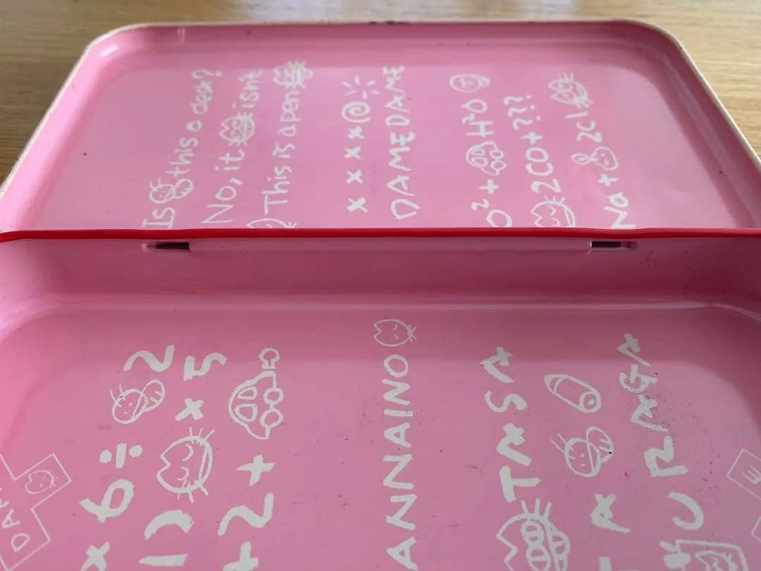 【激レア 昭和】サンリオ WAKANNAINO わかんないの 缶ペンケース