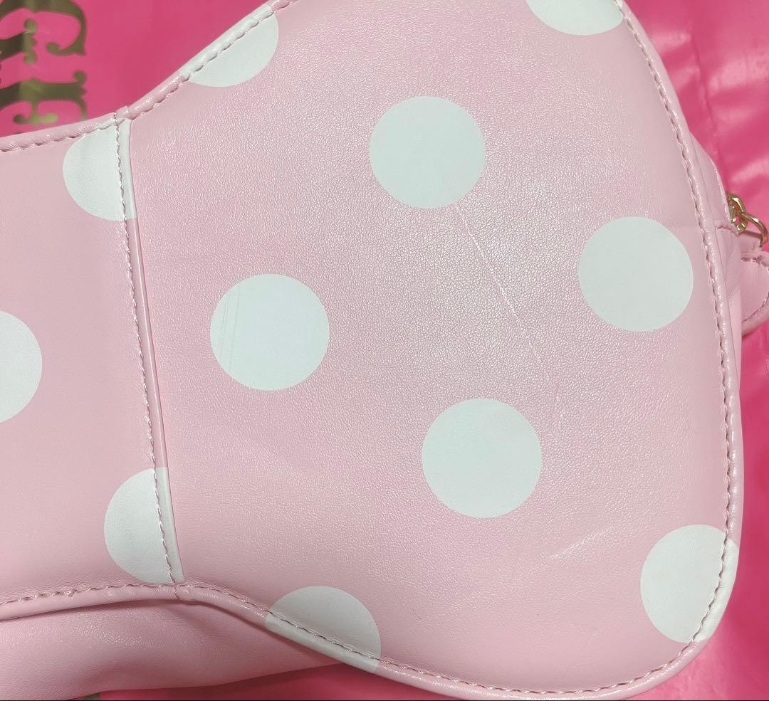 新品 angelic pretty ドットリボンショルダーバッグ ピンク