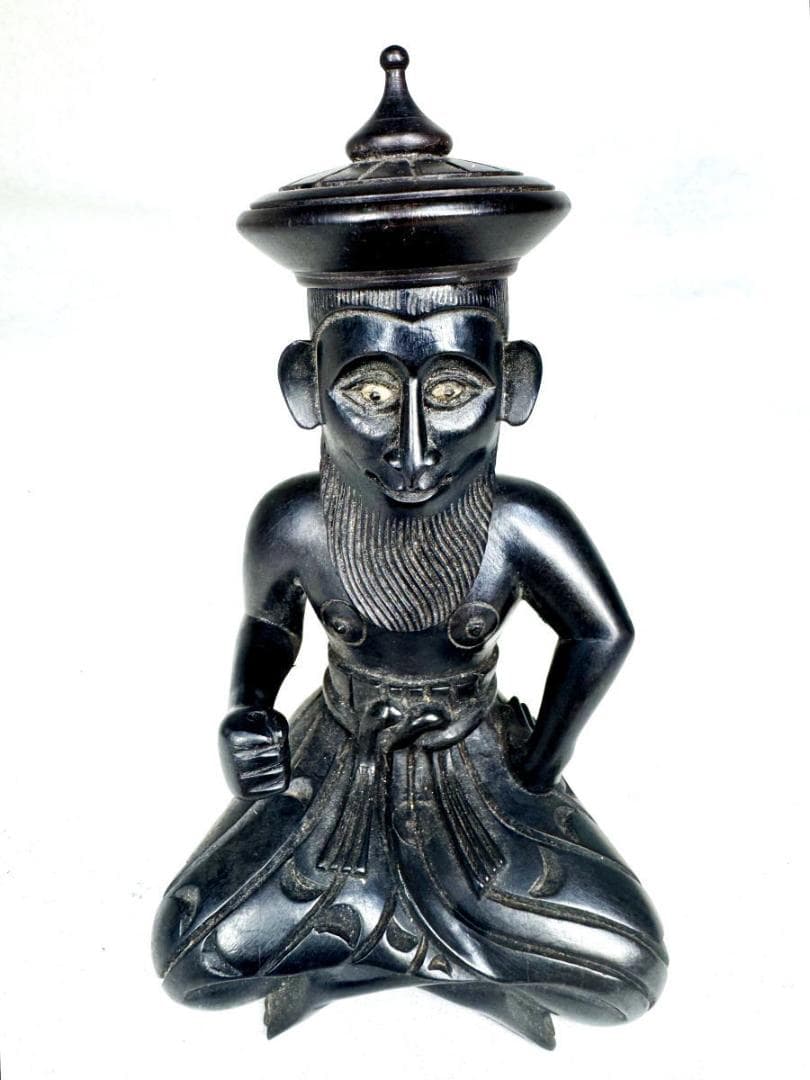 時代物 千年沈水黒木 東南アジアお守り神 沈水実験済み 古美術 WWWT070