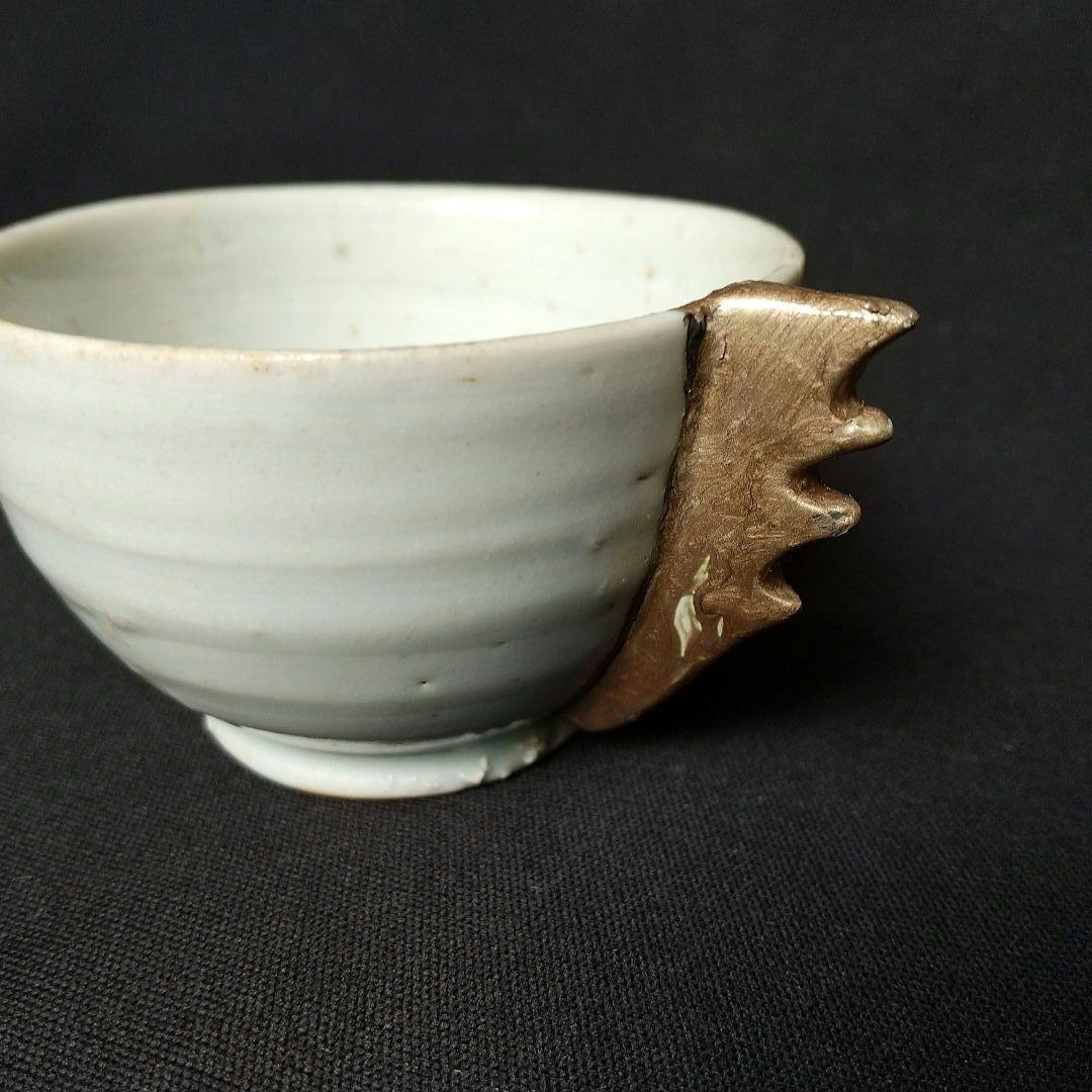 李朝  片耳杯  盃  希少  貴重  骨董  茶道具