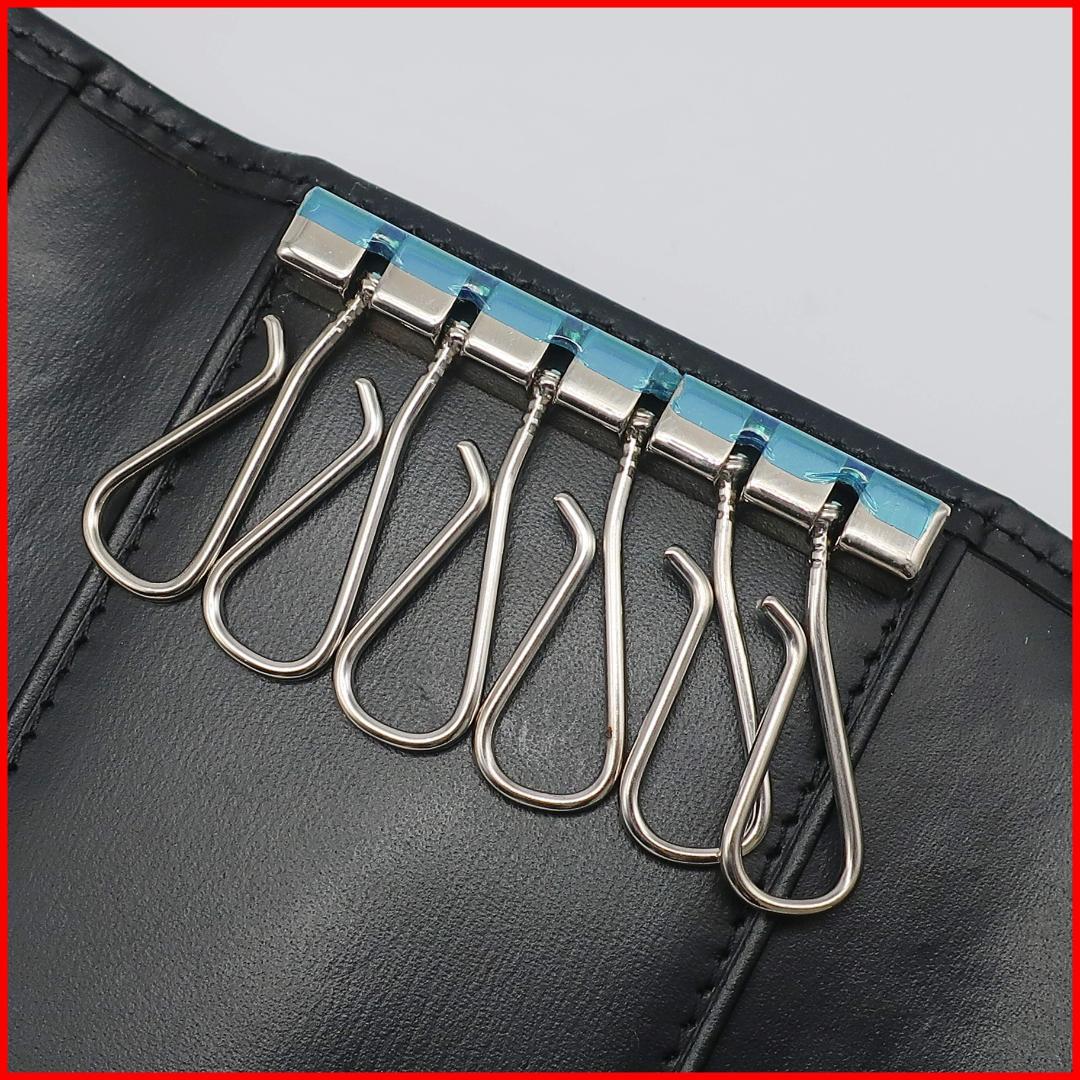 正規品 カルティエ Cartier キーケース 6連 黒 レザー C2金具 美品