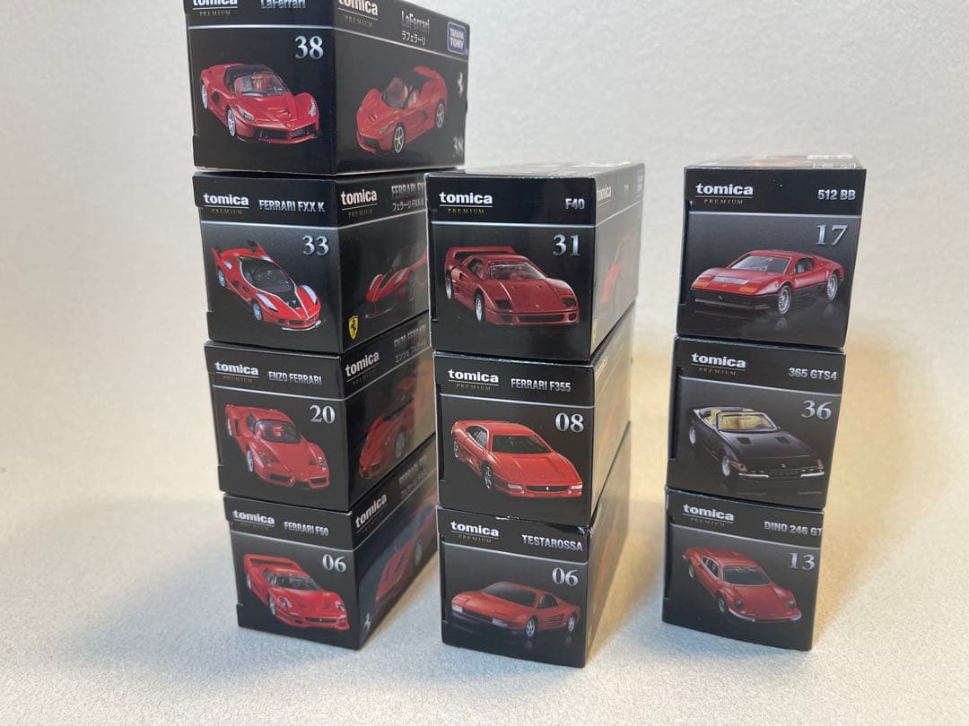 トミカ プレミアム 通常盤 全フェラーリ セット