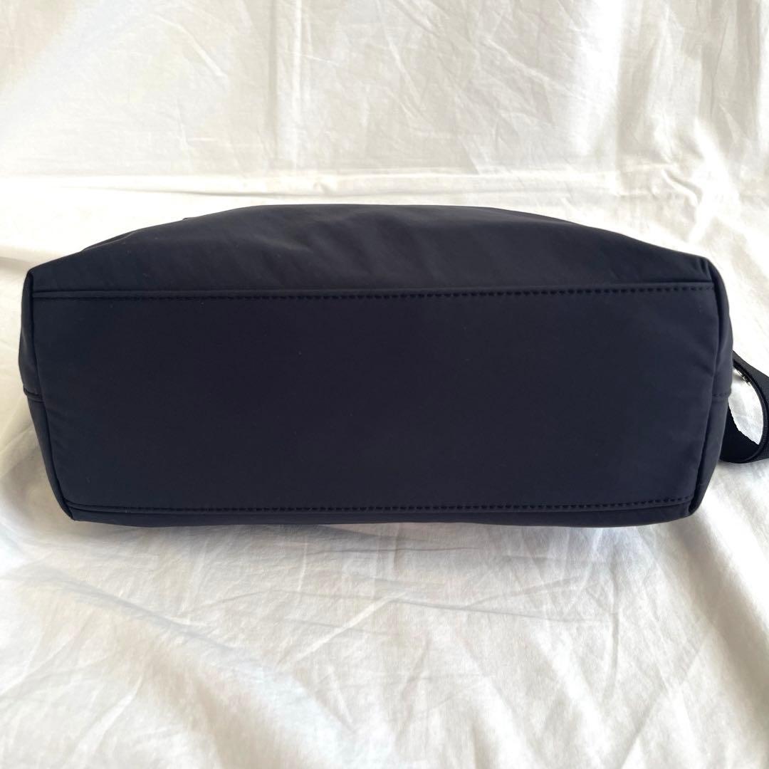 【美品】agnes b. アニエスベー　2way ショルダーバッグ　ロゴチャーム