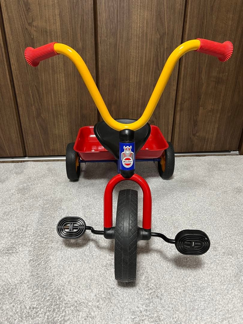 ボーネルンド　三輪車　Winther 荷台付き　屋内使用