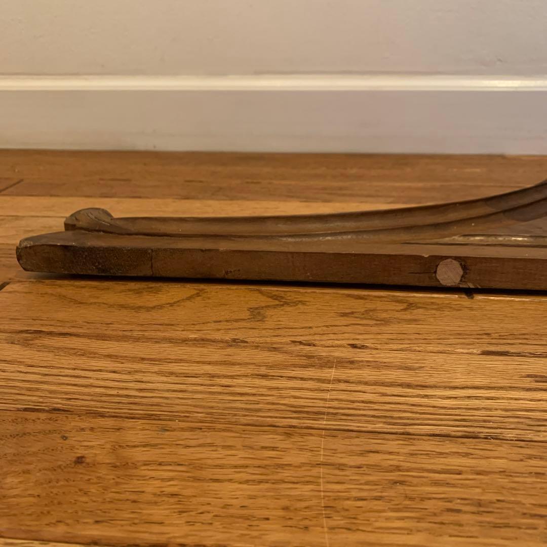 フランスアンティーク　家具装飾　重厚なバラとリボン