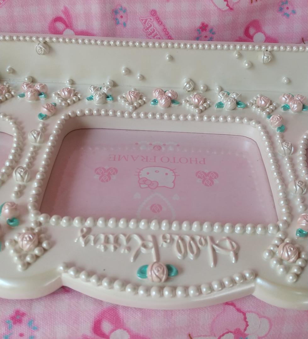 キティ　ミミィ　フォトフレーム　ドレス　ローズ　写真たて