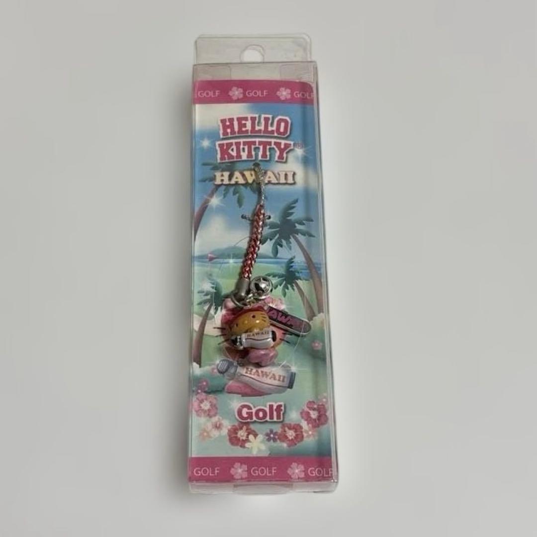 サンリオ ハローキティ ハワイ限定 ゴルフ 根付け ストラップ