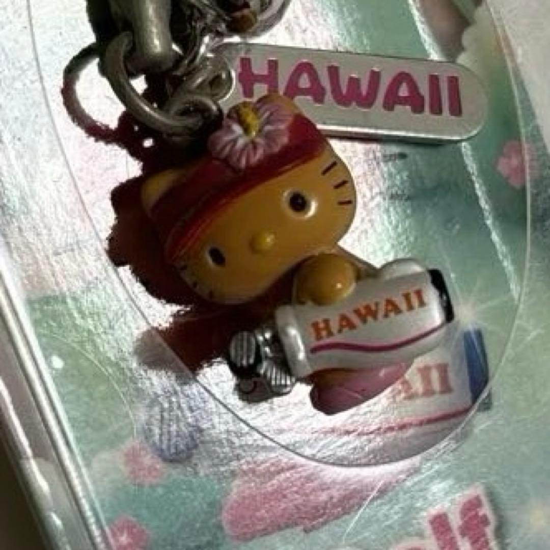 サンリオ ハローキティ ハワイ限定 ゴルフ 根付け ストラップ