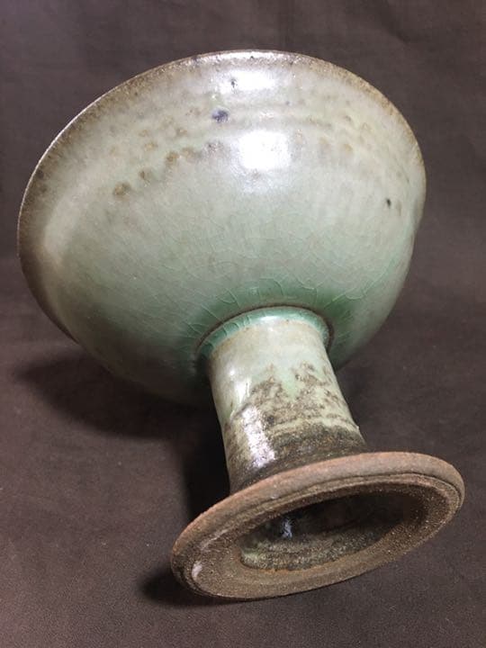 李朝青磁  馬上杯