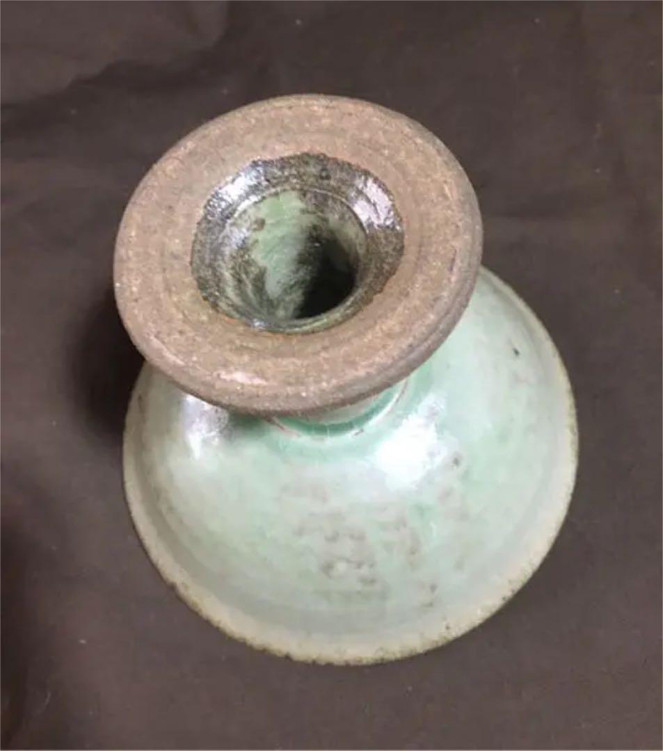 李朝青磁  馬上杯