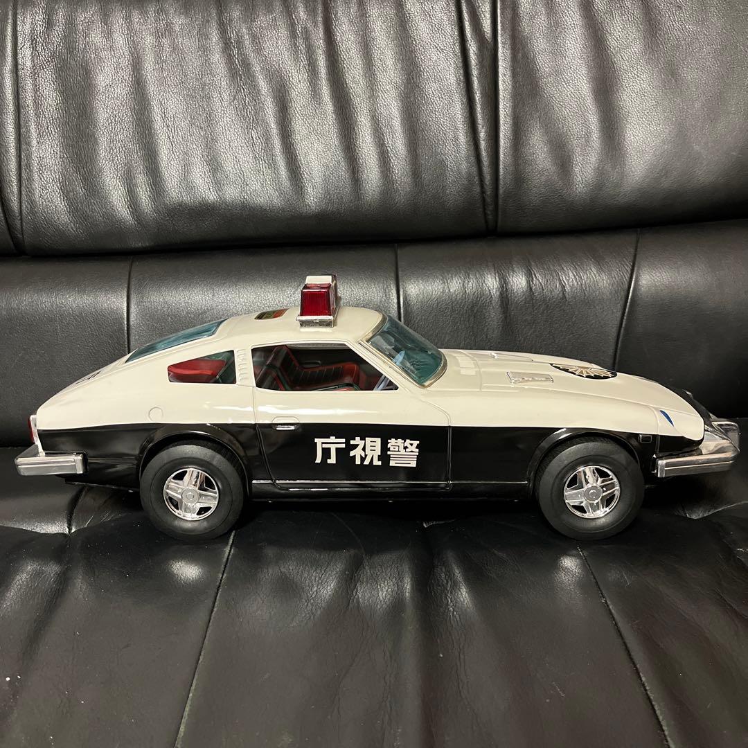イチコーのニッサン フェアレディZ パトロールカー ブリキ レトロ S130