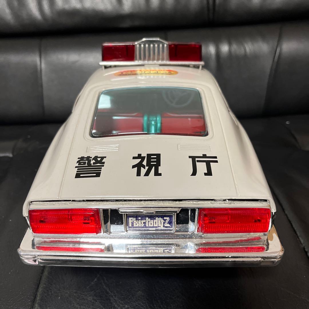イチコーのニッサン フェアレディZ パトロールカー ブリキ レトロ S130