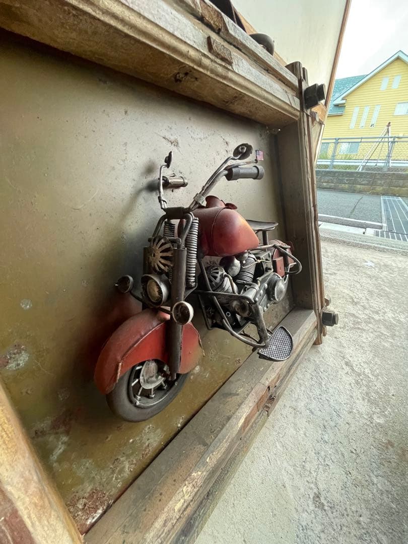 ビンテージ　ハーレー　ブリキ製　壁掛