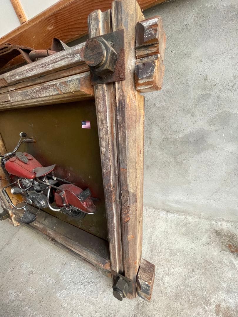 ビンテージ　ハーレー　ブリキ製　壁掛