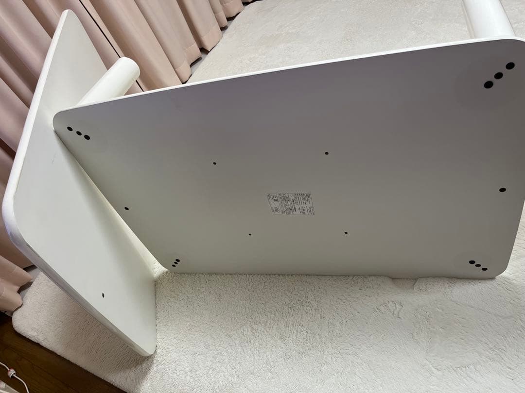 こたつ付きテーブル　ホワイト