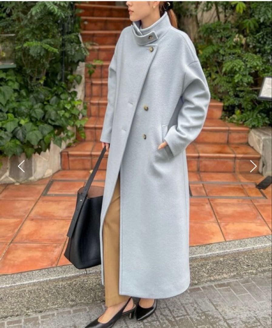 NOLLEY’S Sophi KIWI 2WAYチェスターコート サックス