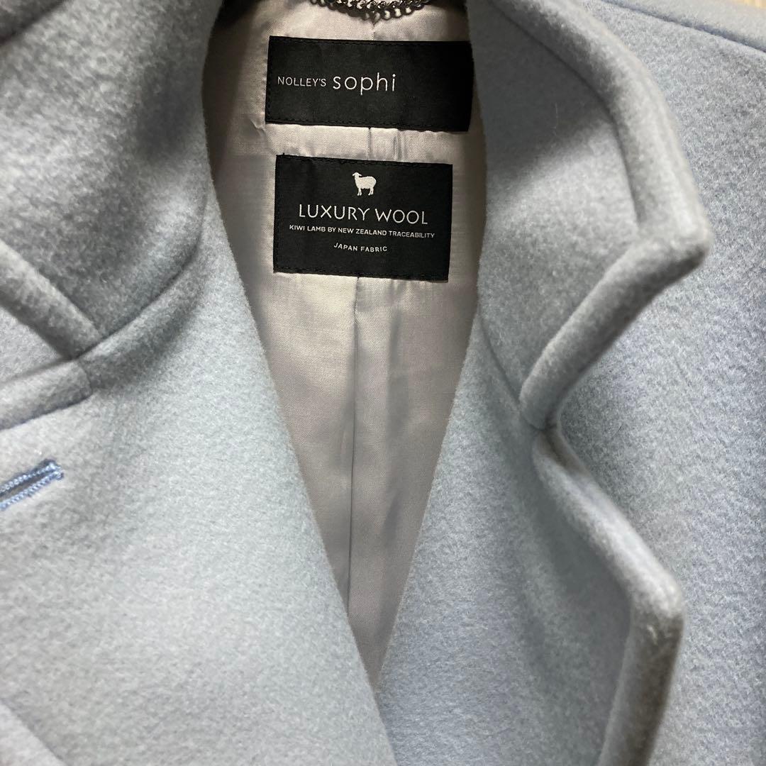 NOLLEY’S Sophi KIWI 2WAYチェスターコート サックス