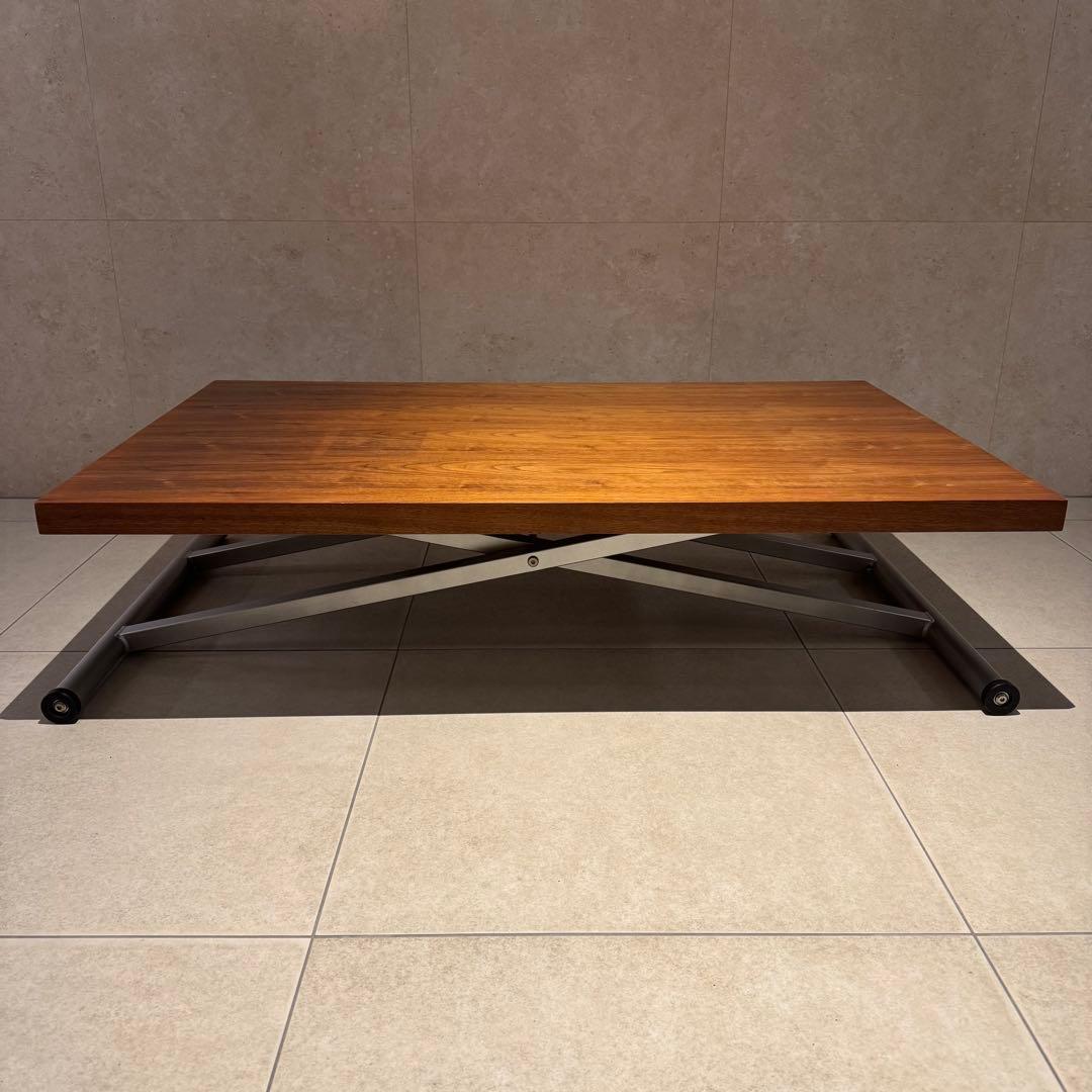 ニトリ 昇降テーブル ACTIVE（アクティブ）120cm ウォルナット 美品