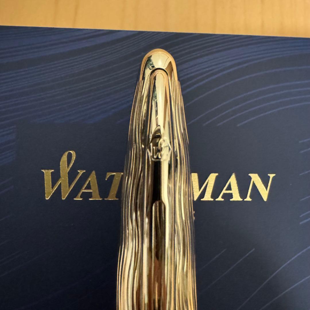 ウォーターマン カレン　波模様　デラックス スペシャルエディション 万年筆　F