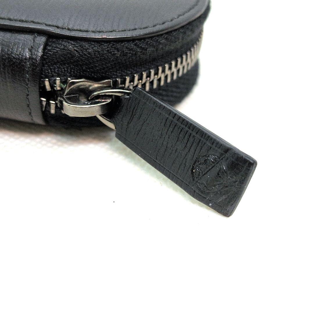 【美品】モンブラン　マイスターシュティック　ペンケース　ラウンドジップ　レザー