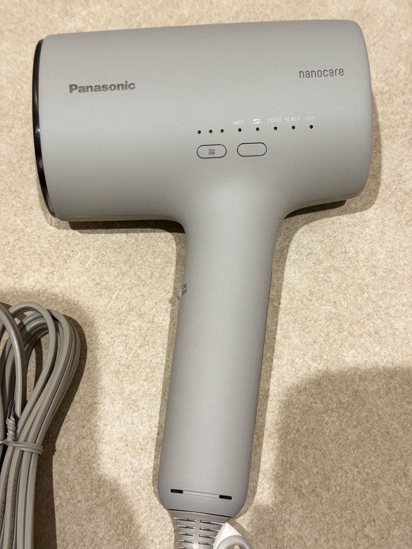 【修理完了品】　Panasonic ナノケア EH-NA0J ドライヤー グレー