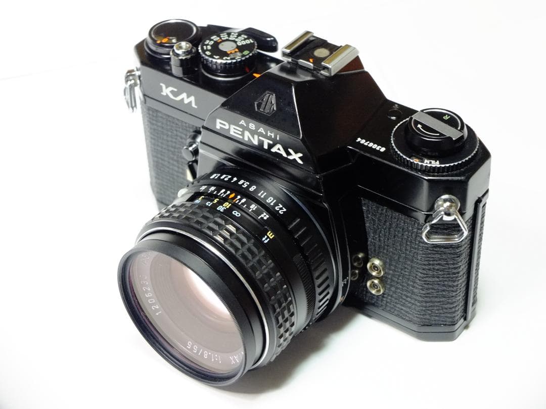 【実写確認整備品】アサヒペンタックスKMBK／PENTAX55mmf1.8付