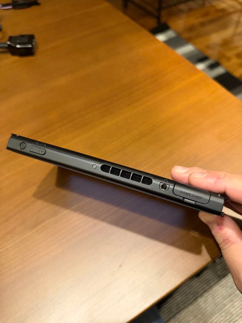 Nintendo Switch 本体 グレー　バッテリー強化版　ジョイコンと箱無