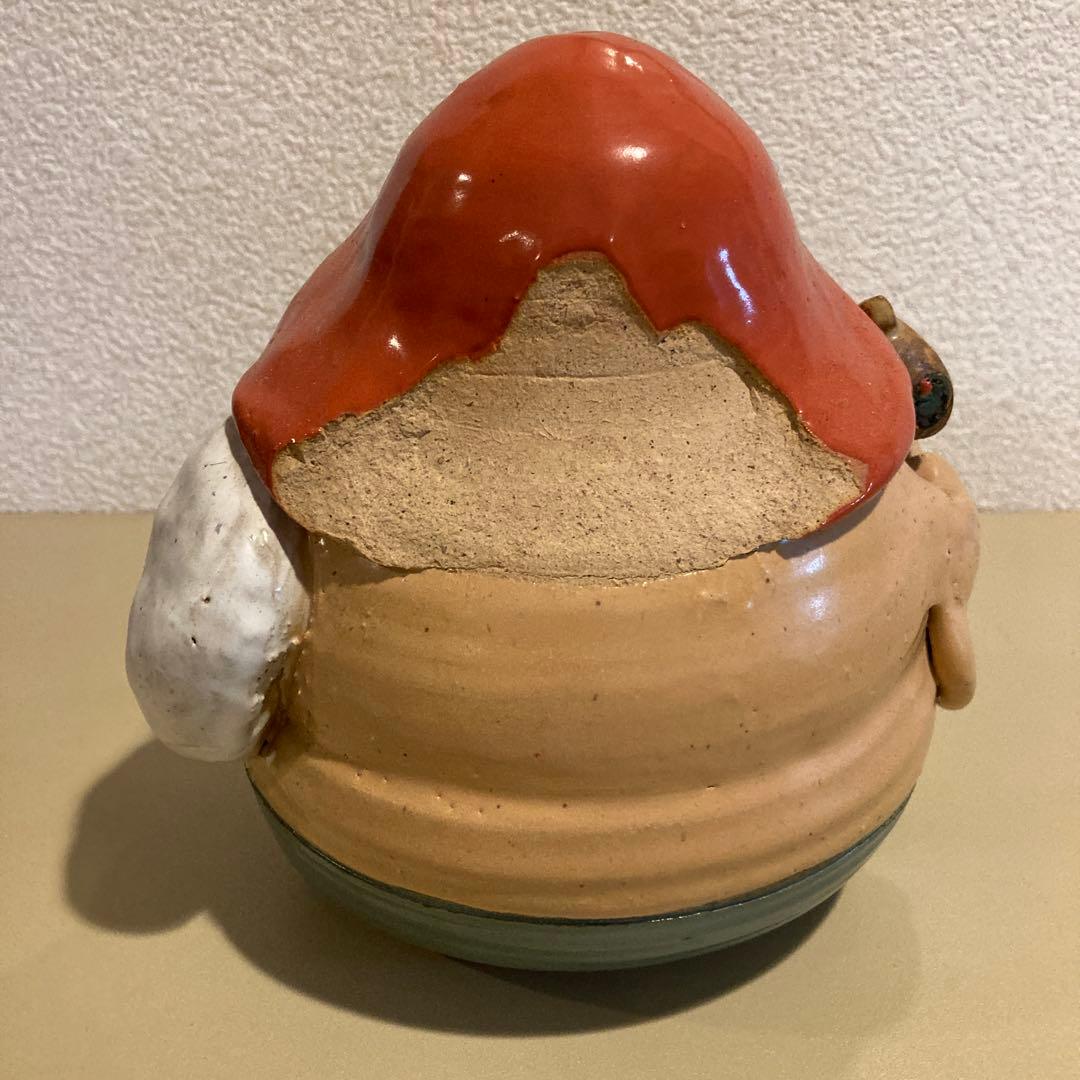 【訳あり】七福神　陶器　手作り　縁起物　作家物