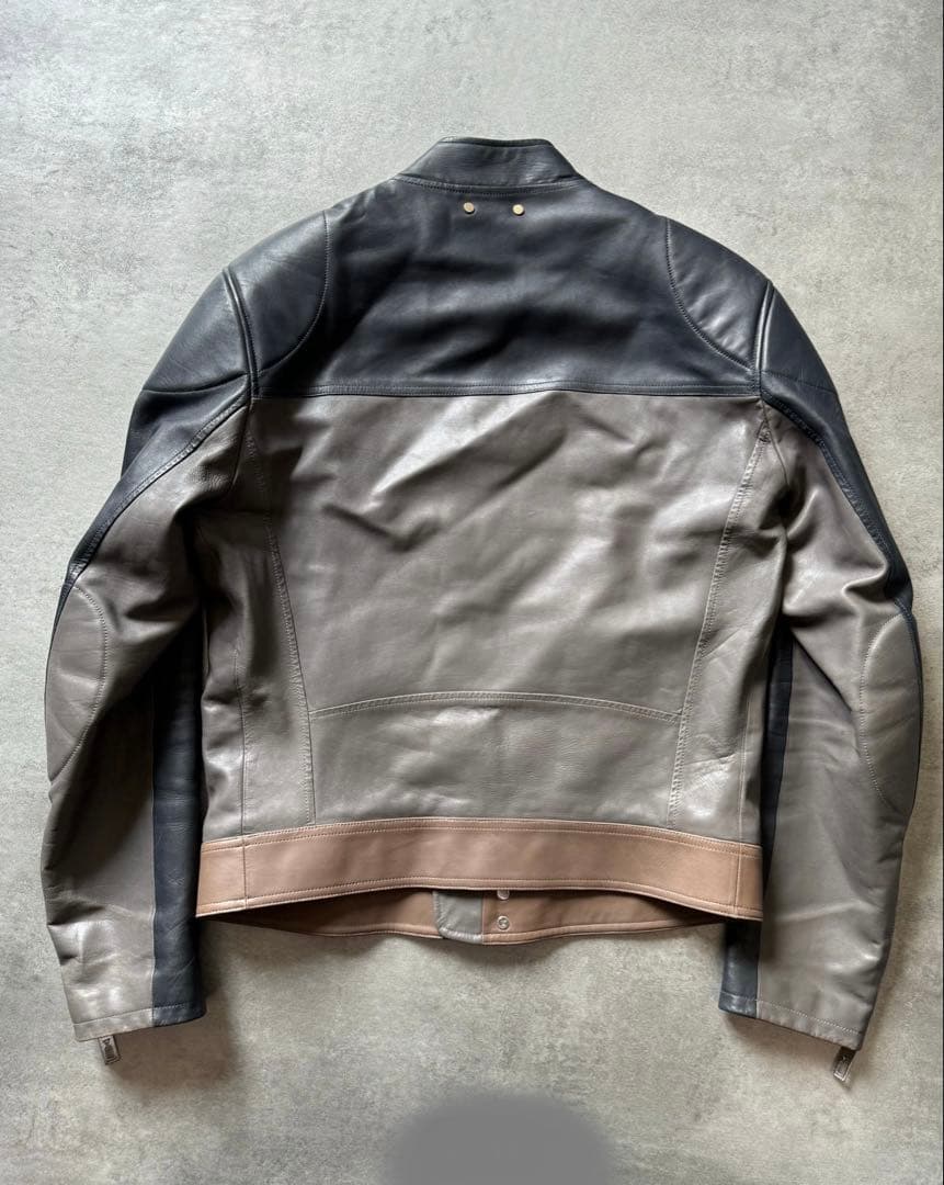 最終価格　ルイヴィトン　レザージャケット　ライダース　カフェレーサー　革ジャン