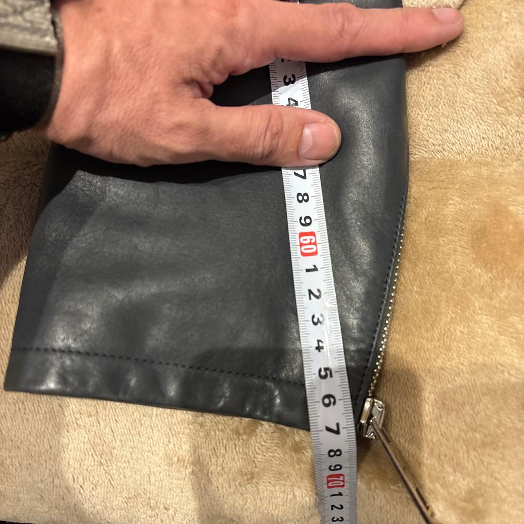 最終価格　ルイヴィトン　レザージャケット　ライダース　カフェレーサー　革ジャン