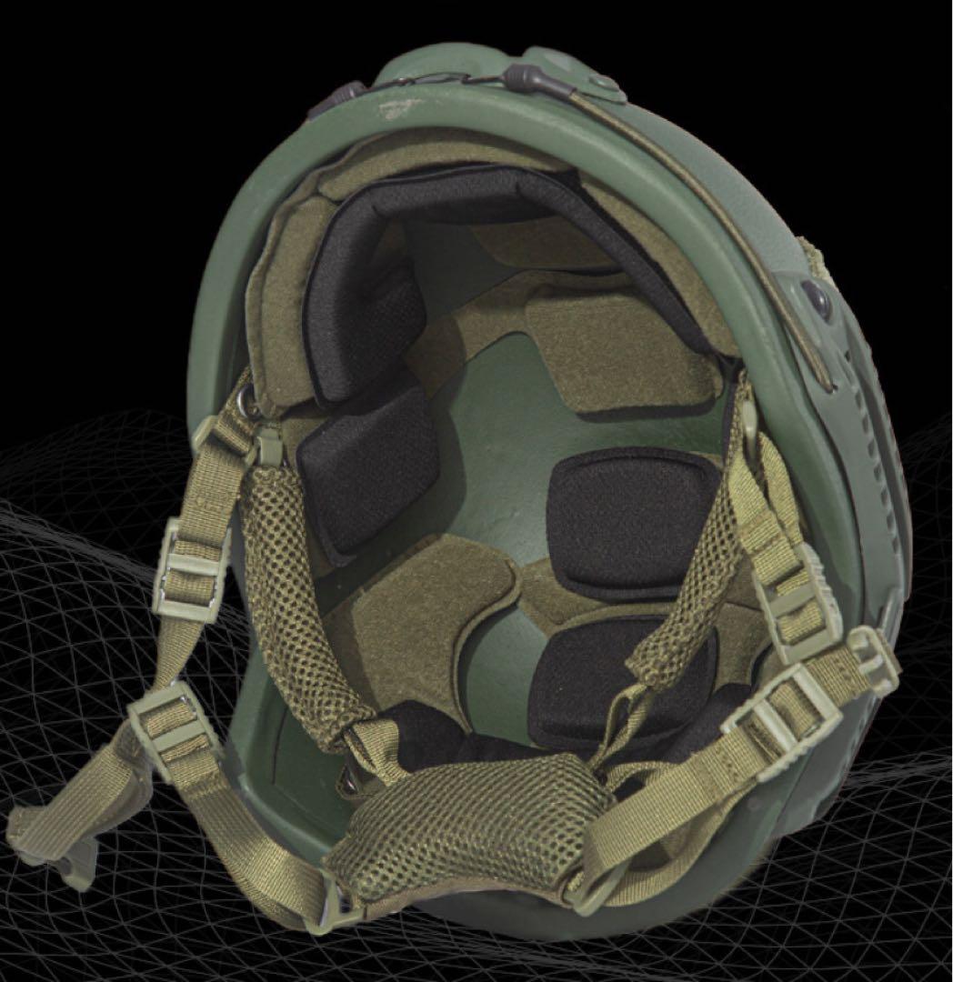 NIJ ⅢA(レベル3a)実物防弾ヘルメット