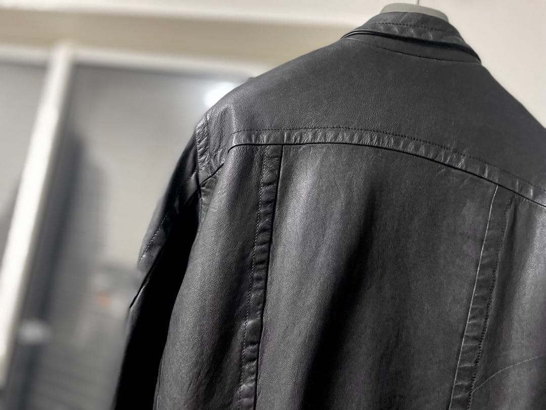 ジャケット・アウター Rick Owens archive leather biker jacket