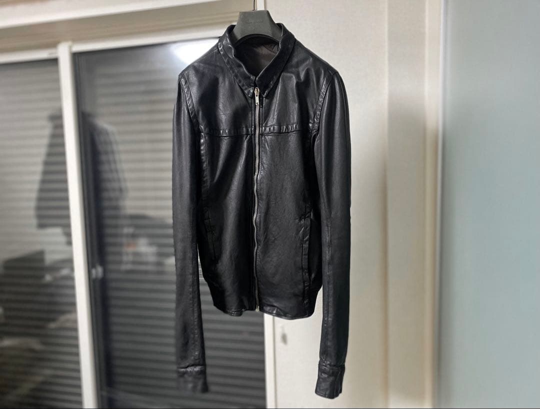 ジャケット・アウター Rick Owens archive leather biker jacket