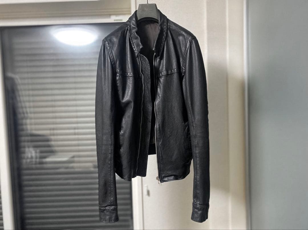 ジャケット・アウター Rick Owens archive leather biker jacket