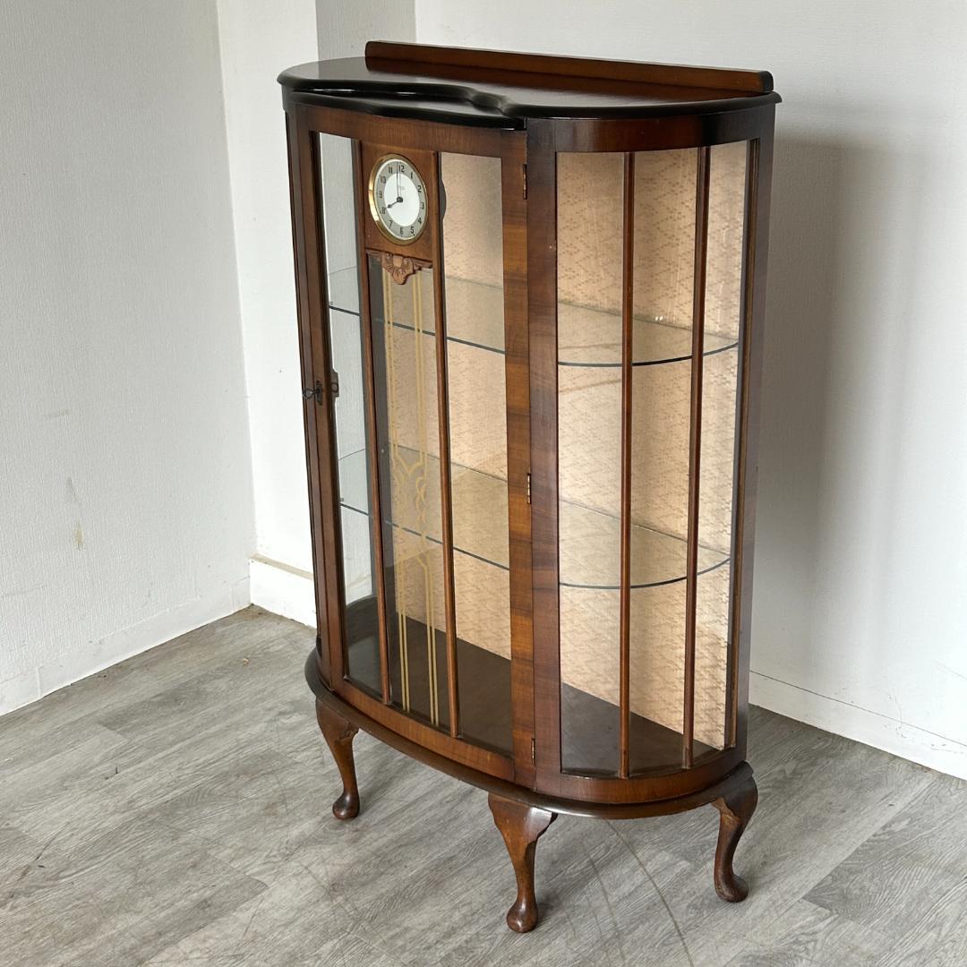 イギリス アンティーク家具 ディスプレイ キャビネット 1930年頃 771A