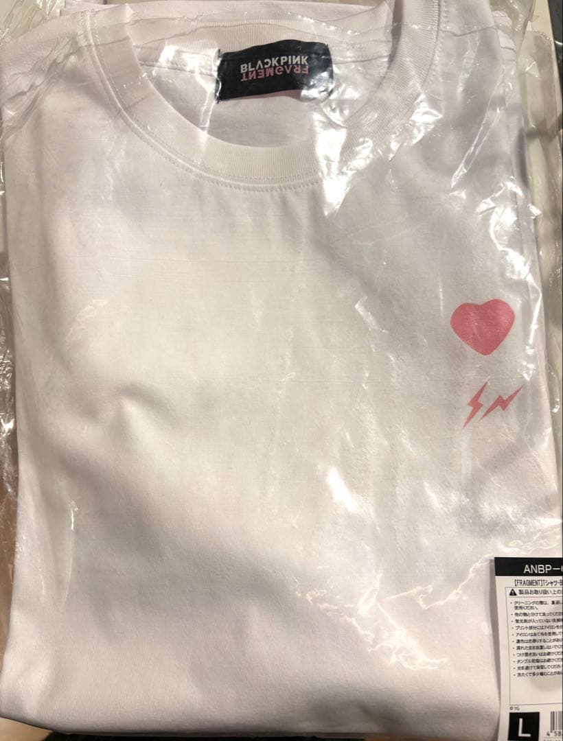 FRAGMENTTシャツBLACKFRGMT BLACKPINK ブラックピンク