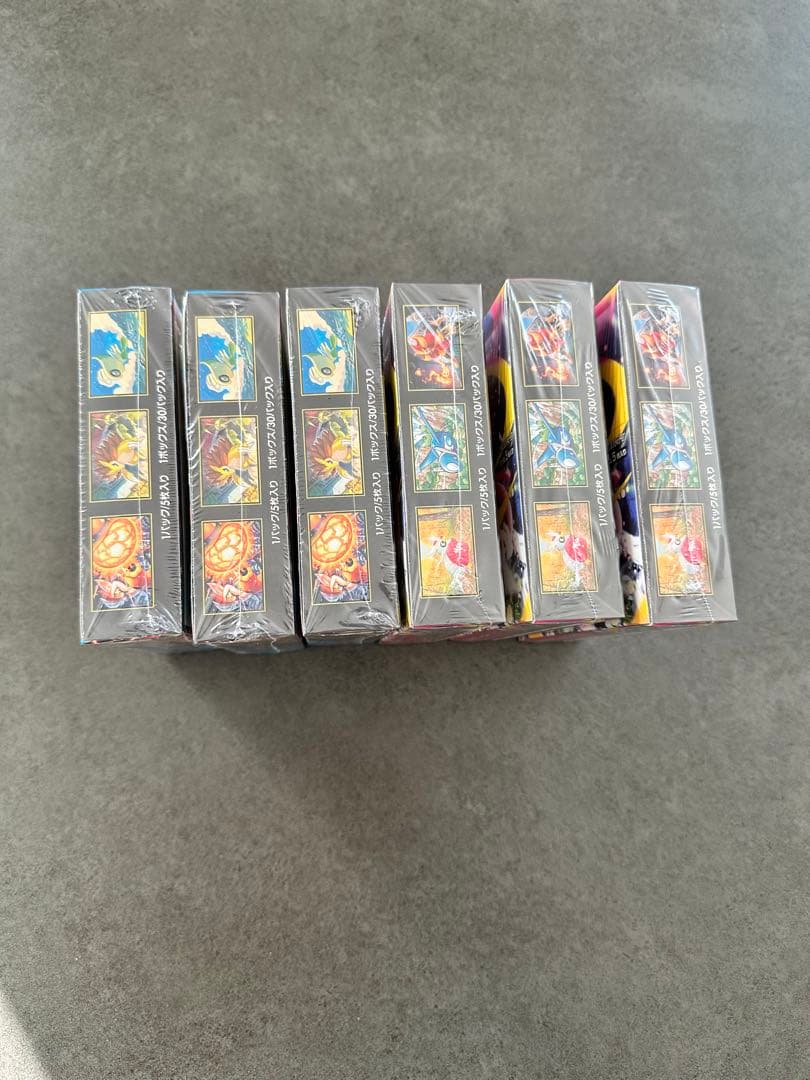 ポケモンカード　メガブレイブ　メガシンフォニア　新品未開封シュリンク付き3箱ずつ