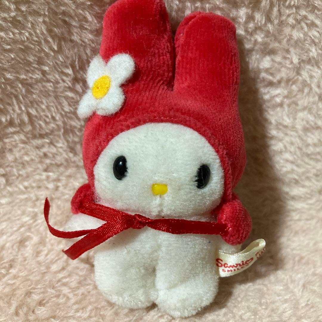 マイメロディ　ぬいぐるみ　10×5×4