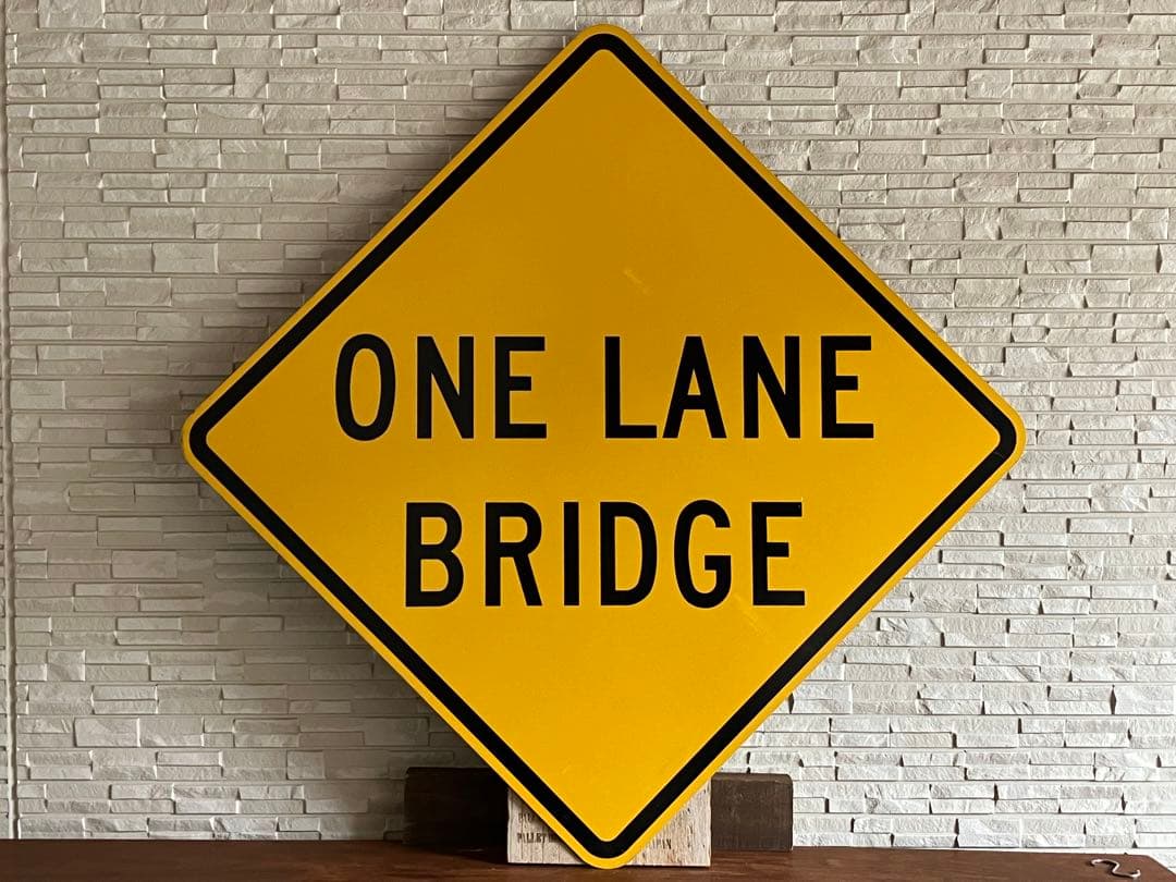 道路標識◆道路看板◆トラフィックサイン◆ロードサイン◆ストリート◆BRIDGE