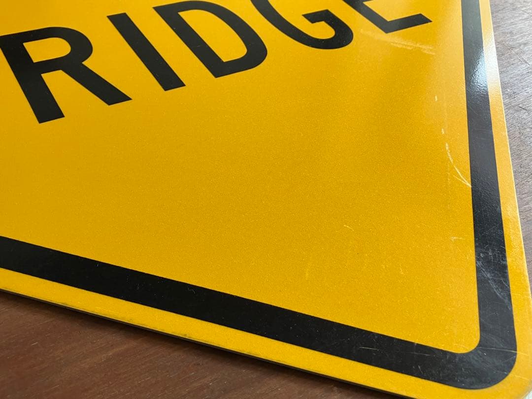 道路標識◆道路看板◆トラフィックサイン◆ロードサイン◆ストリート◆BRIDGE