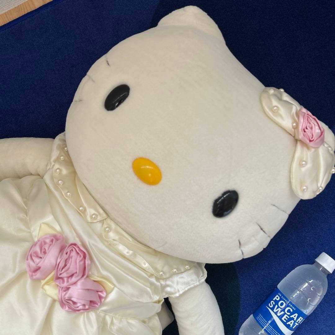 希少　ハローキティ24周年限定バースデードール特大ぬいぐるみ　ローズキティ　足長