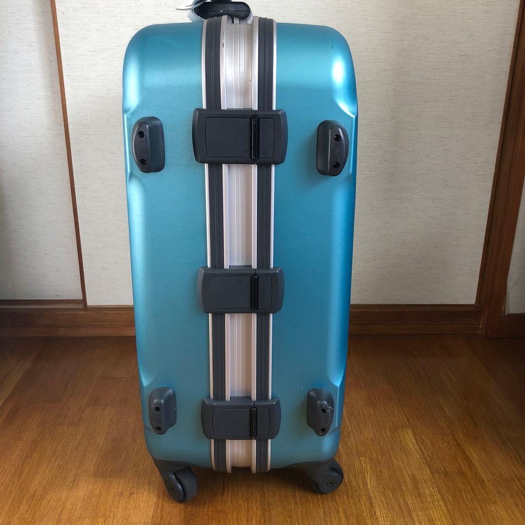 【配送or埼玉直接引取】プロテカ　スーツケース　57L 水色