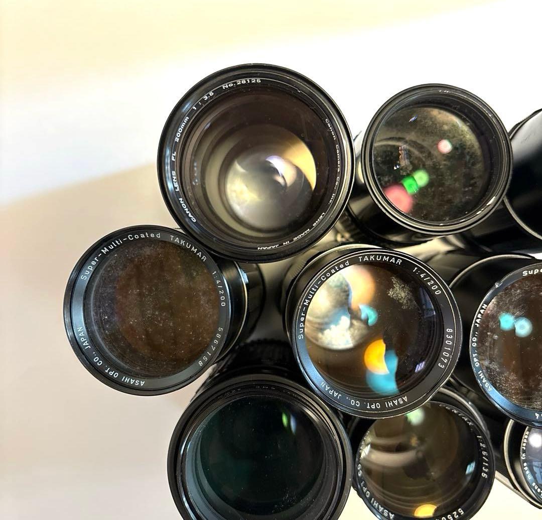 【まとめ売り】PENTAX、Canon、Nikonなどオールドレンズ10点
