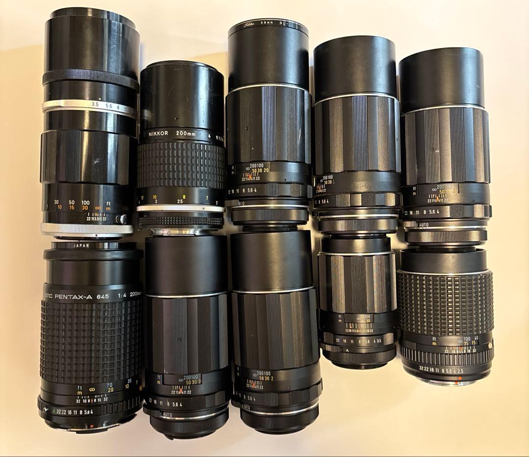 【まとめ売り】PENTAX、Canon、Nikonなどオールドレンズ10点