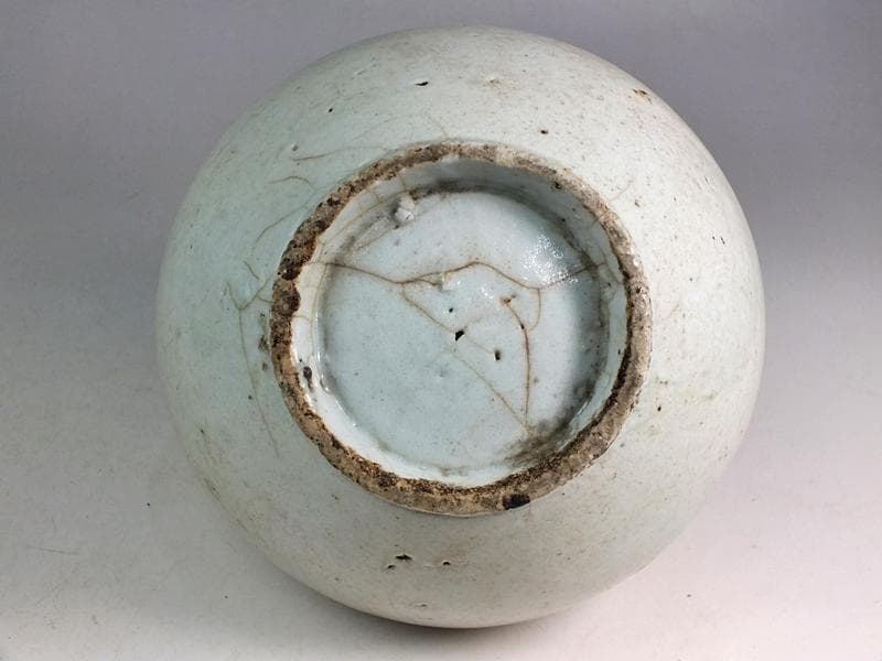 ☆*古陶磁* 李朝白磁壺 コレクターより ☆A13