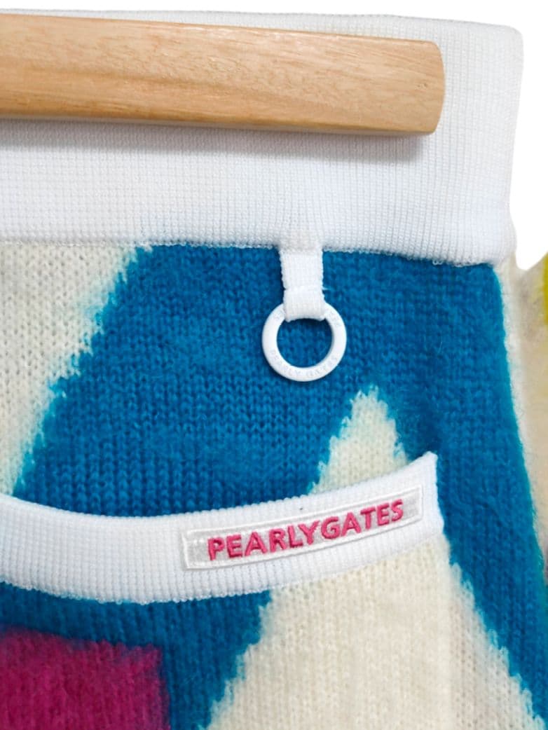 ト*)様 新品7万円 パーリーゲイツ モヘアニット＆スカート ふわふわ上下セット