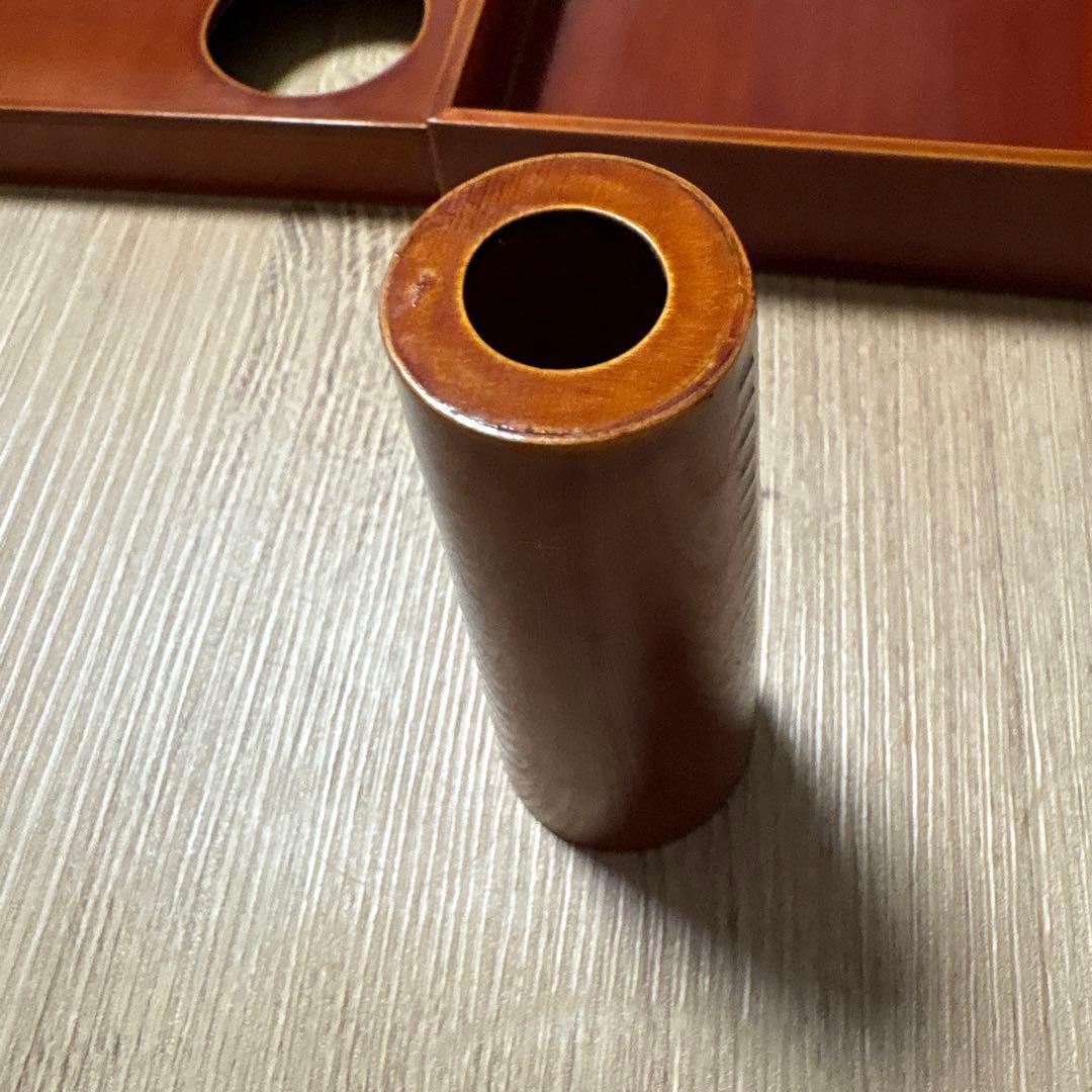 春慶塗　茶箱　4点セット