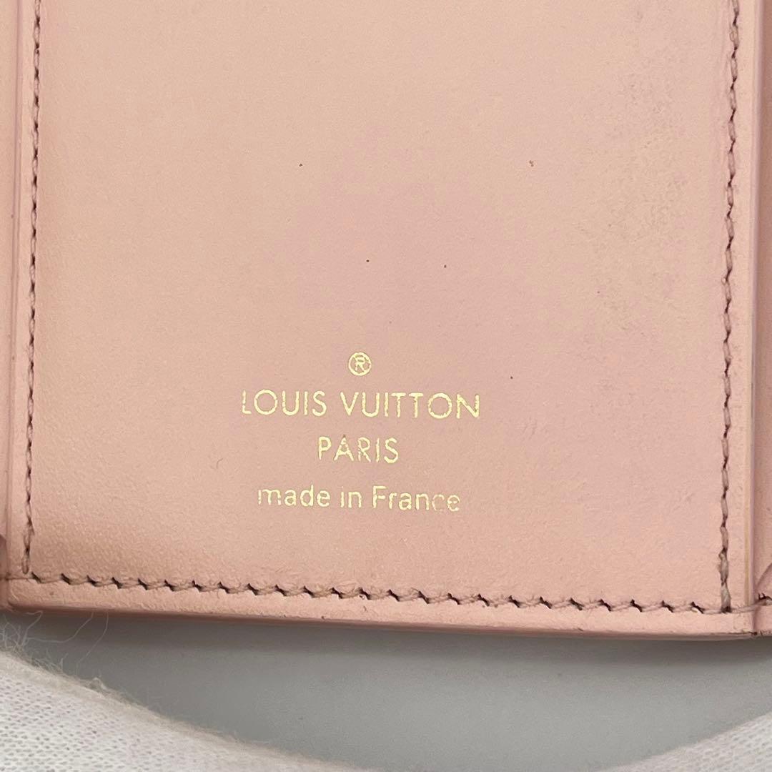 ルイヴィトン 三つ折り財布 ポルトフォイユ カプシーヌ RFID 付属品付き